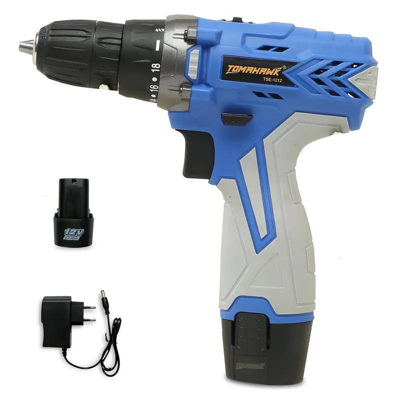Tse-1212 12V Cordless Drill Kit — Dual-Battery, Variable Speed, 28Nm Torque Performance 1
