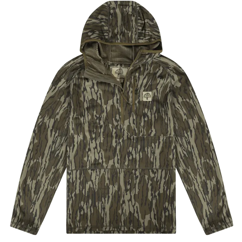 Woodsman Grid Fleece 1/4-Zip Hoodie 1