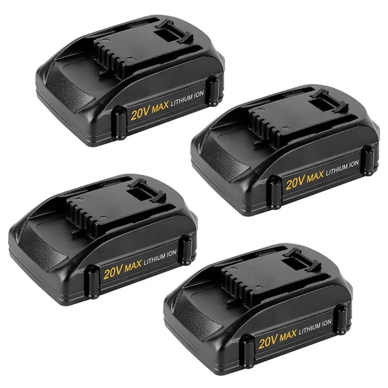 Worx 20V Max Wa3520 6.0Ah Li-Ion Battery Replacement – 4-Pack 1