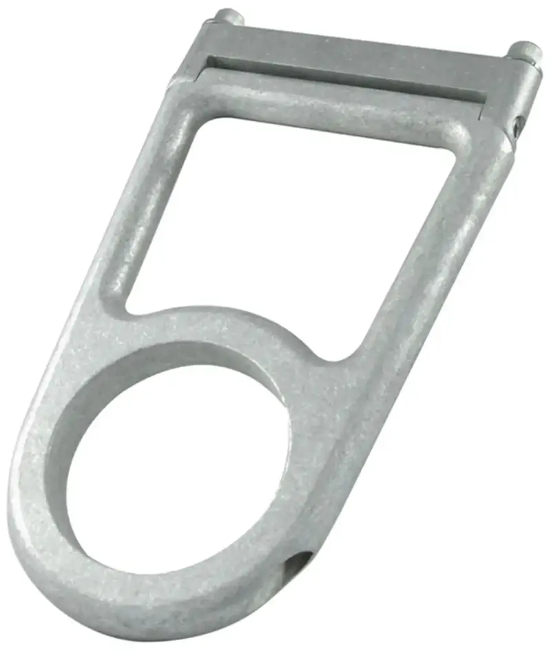 Borgeson Open-Style Column Drop – 7-Inch Drop For 2-Inch Steering Columns, Matte Aluminum 1
