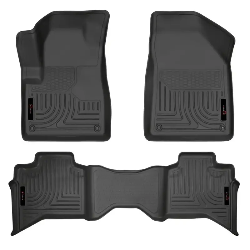 Enthuze Actent13081-2 All-Weather Floor Liners – Front + Second Row Combo Set 1