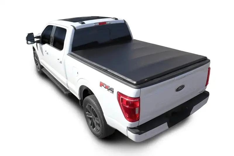 Enthuze Ent112 Soft-Folding Tri-Fold Tonneau Cover For Pickup Trucks 1